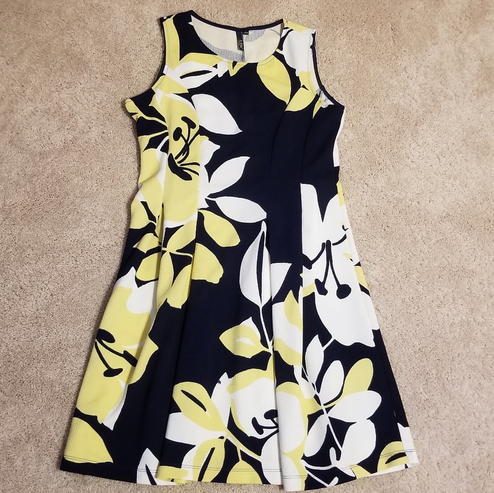 MIK Womens Sleeveless A Line Dress